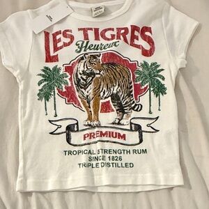 Urban Outfitters White Graphic Crop Top